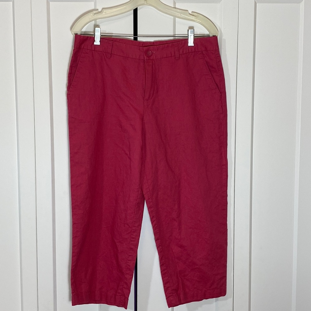 Columbia linen blend capris